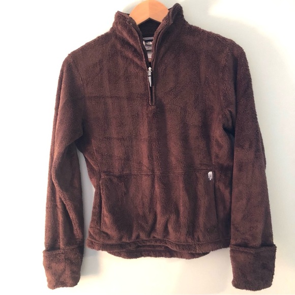 The North Face Tops - The North Face Glacier Fleece Women’s 1/4 Zip Jacket. Brown. Size Small.